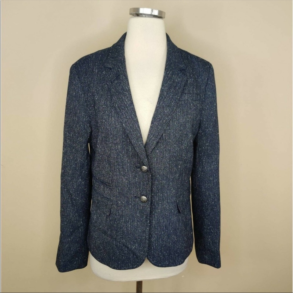 Women’s Banana Republic speckled navy blazer